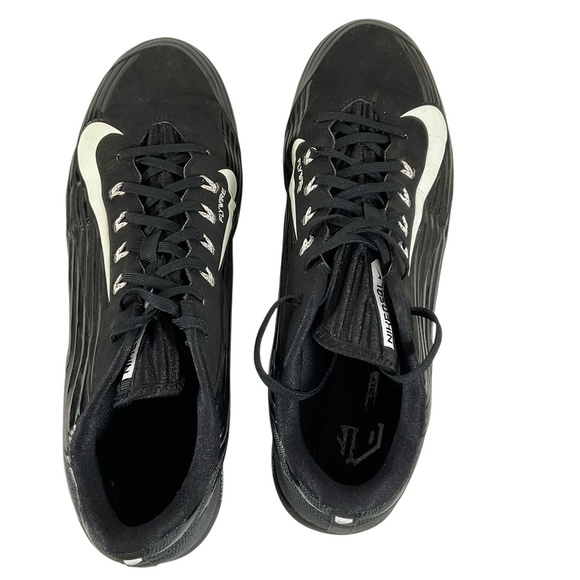 Nike Lunar Vapor Pro Metal Baseball Cleats Style 683895-010 Flywire size 12 - Picture 8 of 11